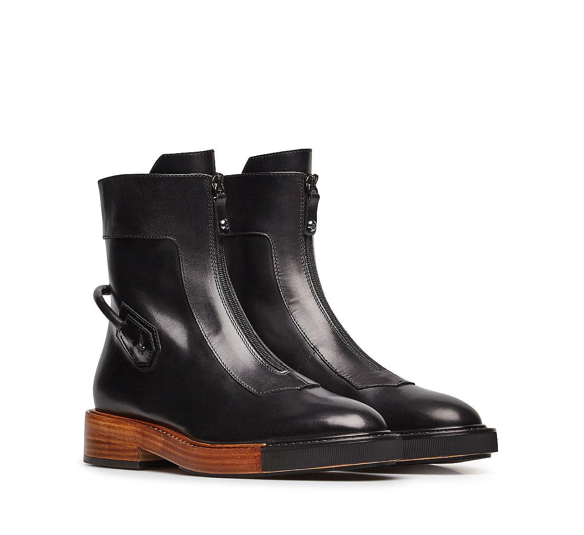 Soft calfskin ankle boots