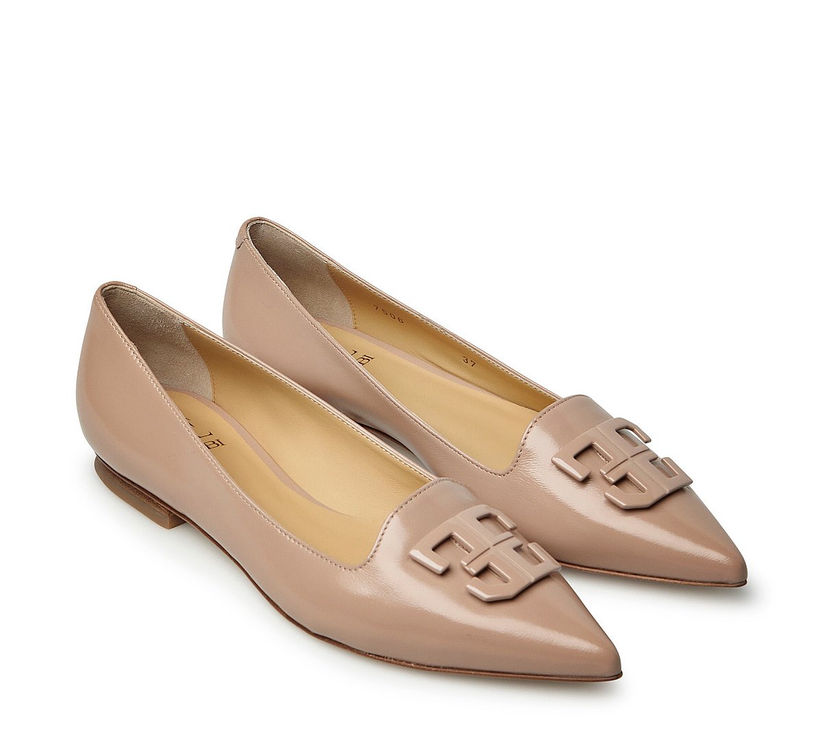 Iconic ballet flats in soft nappa leather