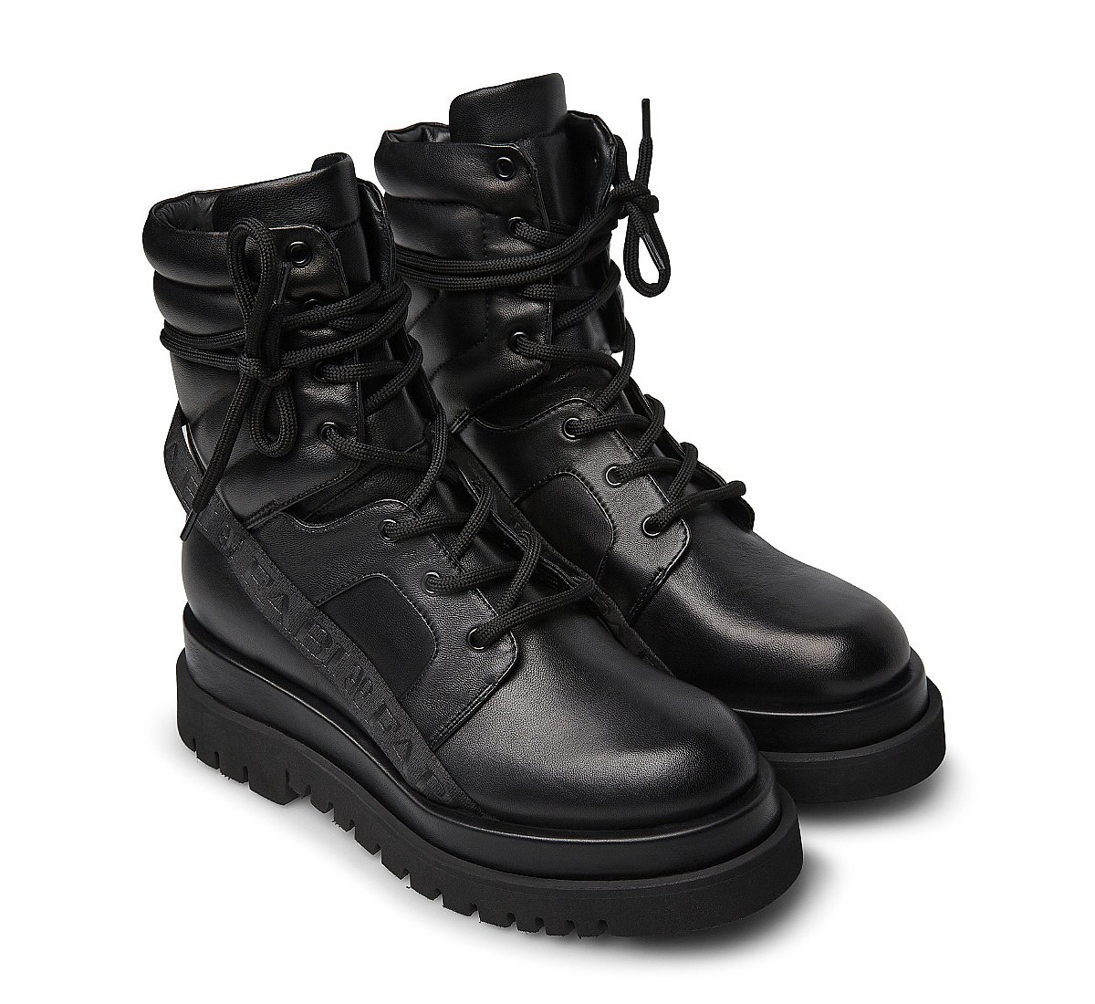Boot in nappa leather