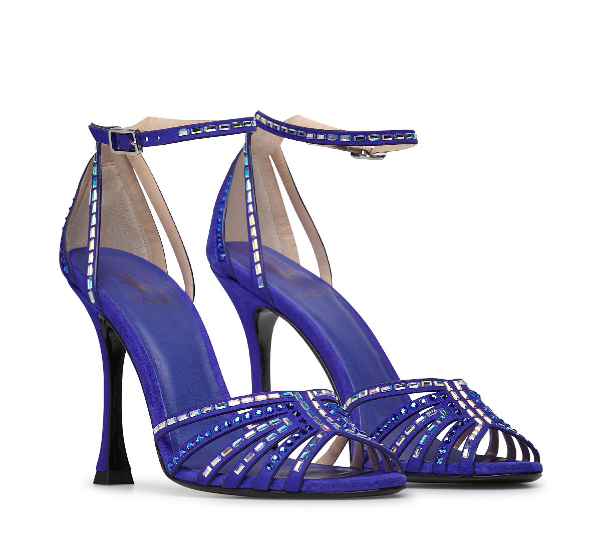 High-heeled sandals