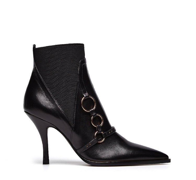 Nappa leather ankle boots