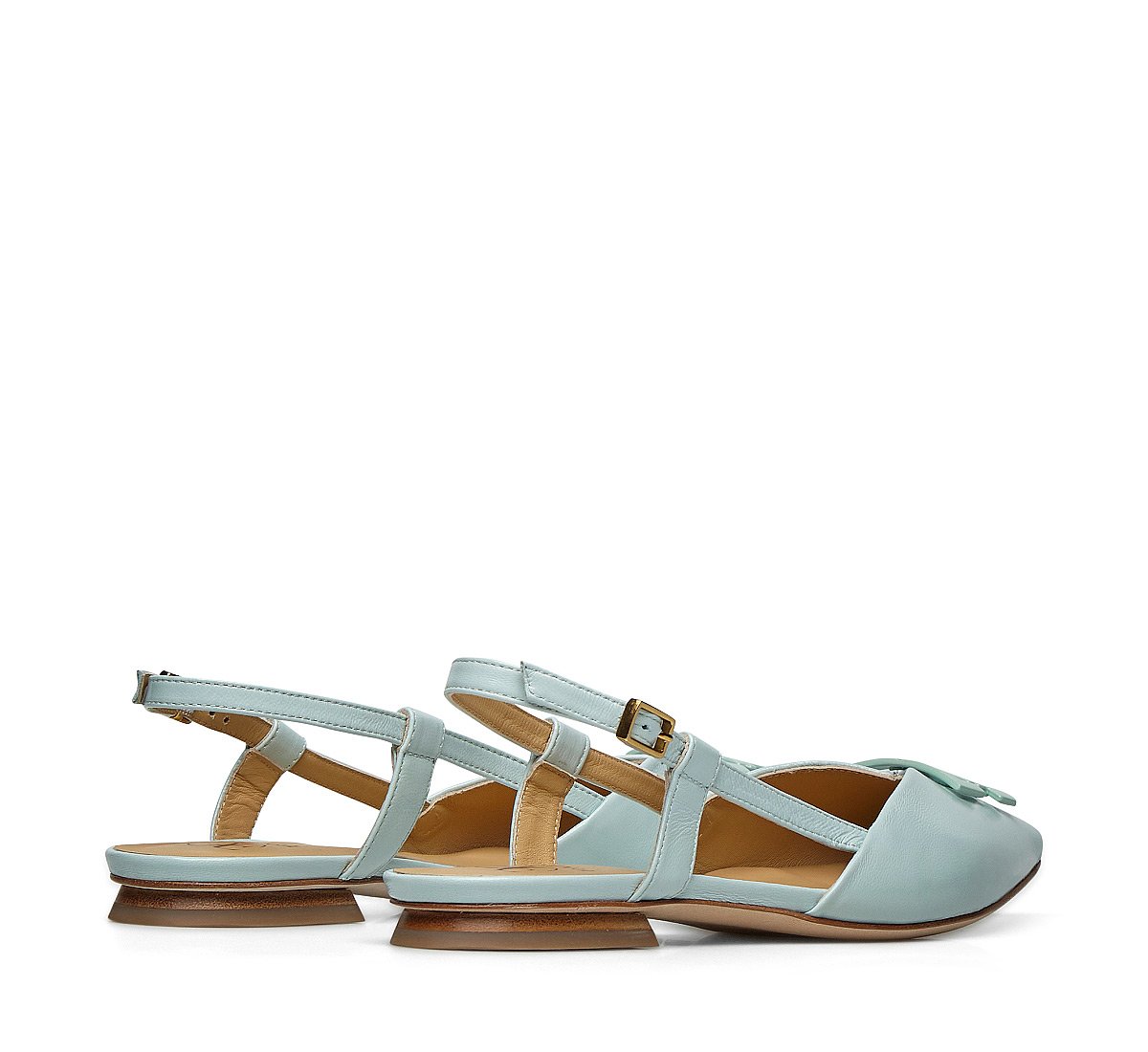 Slingback in soft nappa leather