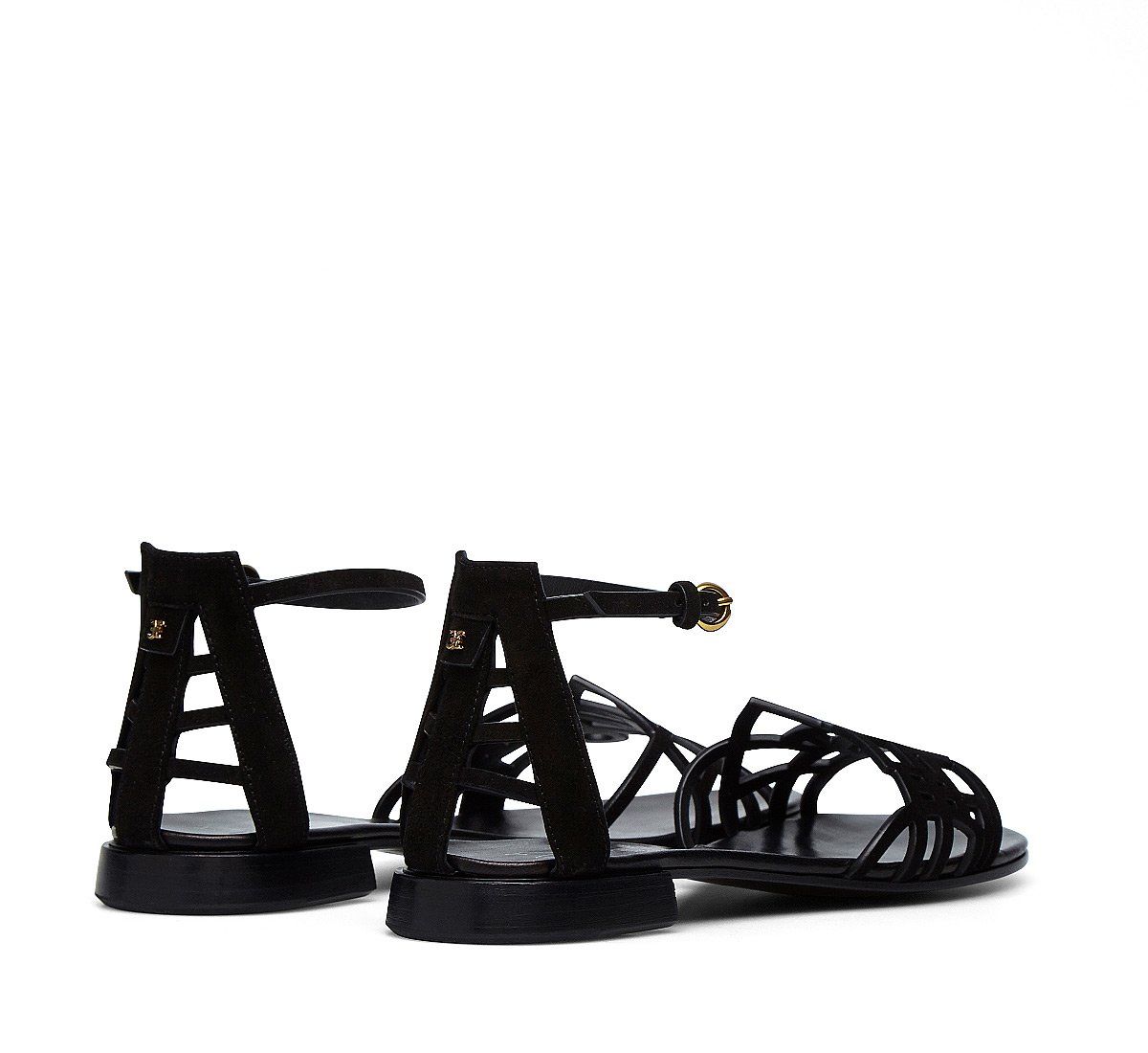 Suede sandals