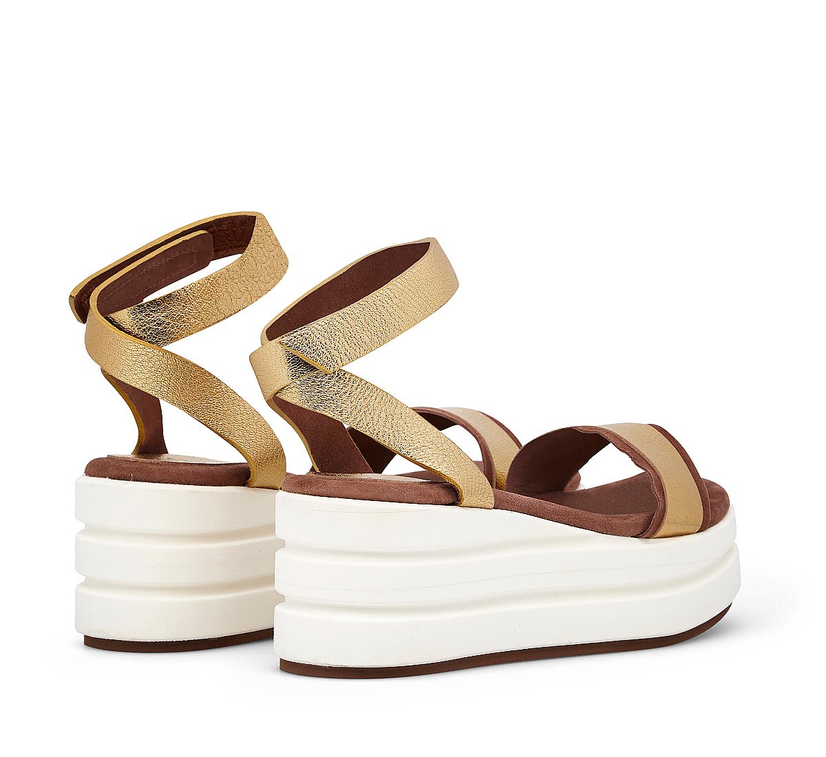 Raft in calfskin and suede