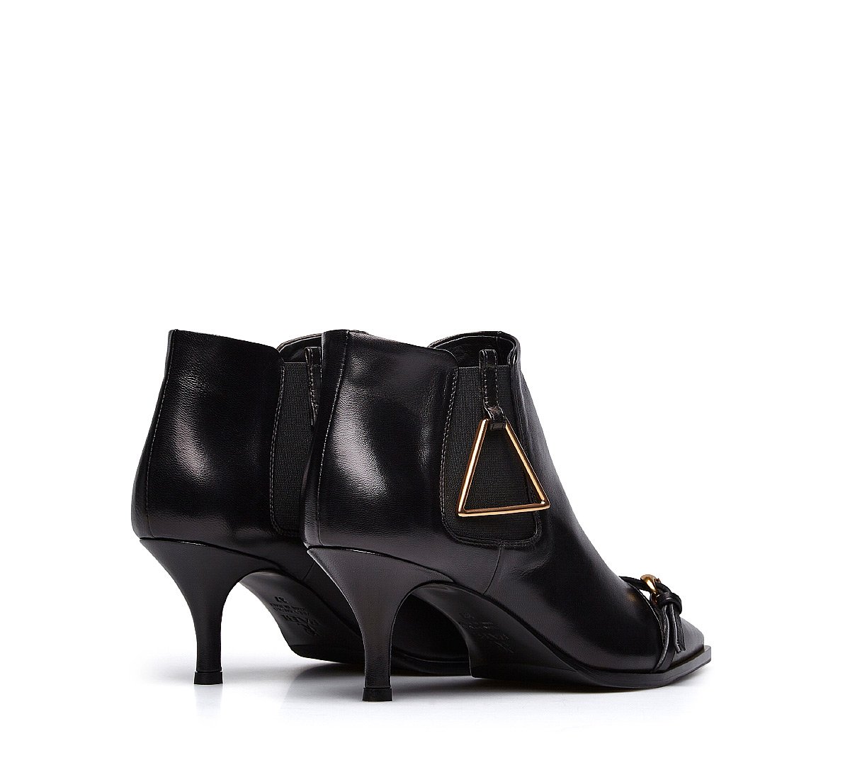 Nappa leather ankle boots