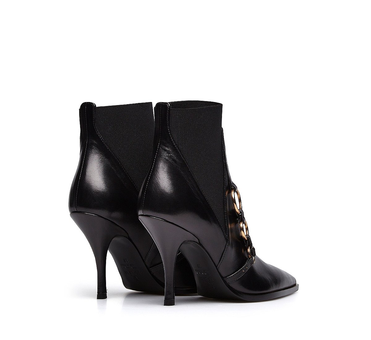 Nappa leather ankle boots