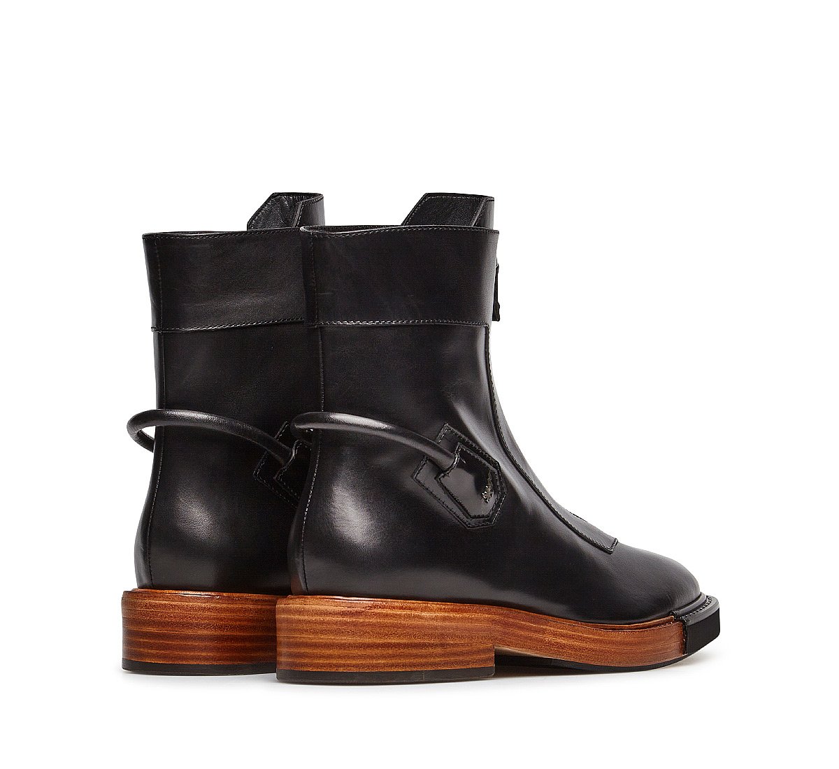 Soft calfskin ankle boots