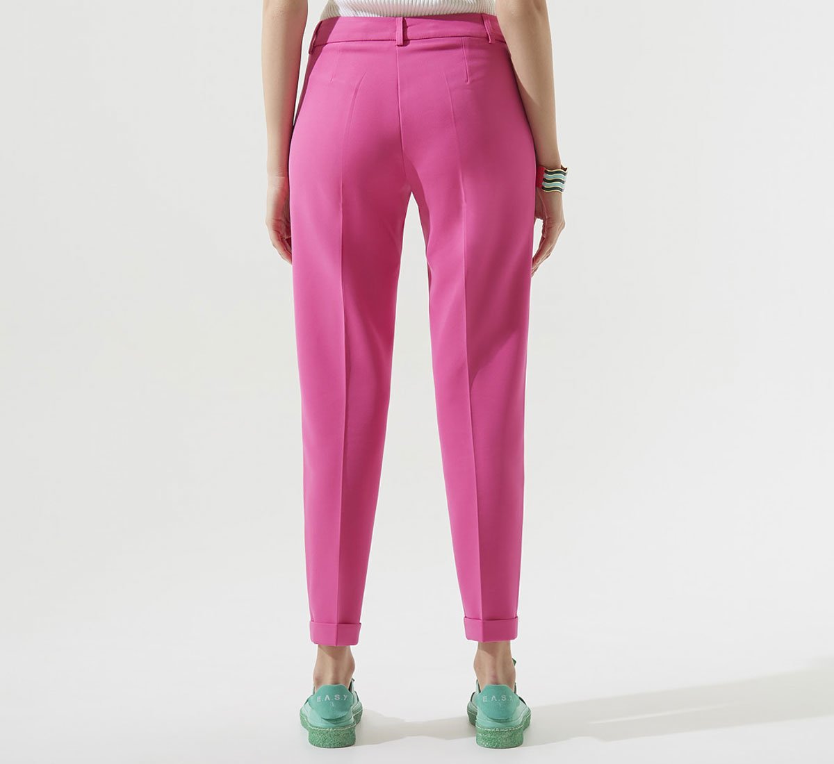 PANTALONE DRITTO FUCSIA