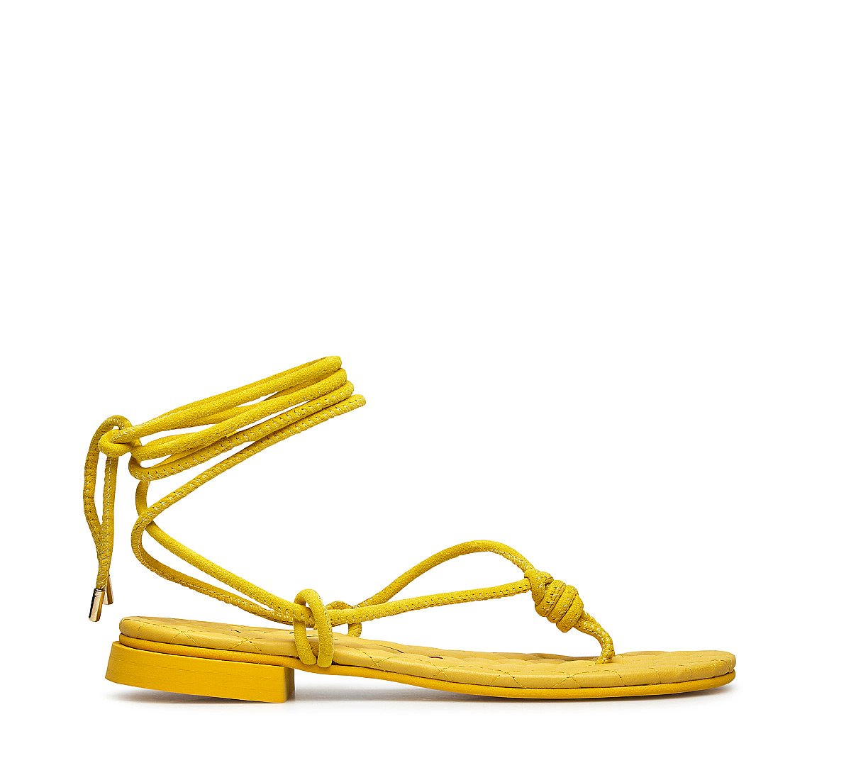Suede sandal