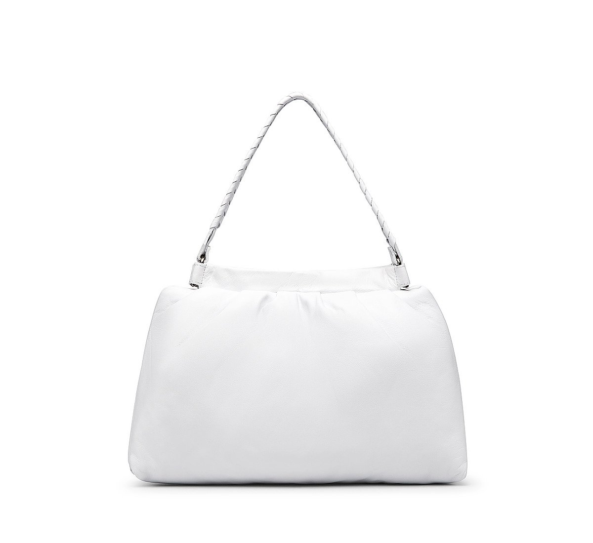 Leather shopping bag