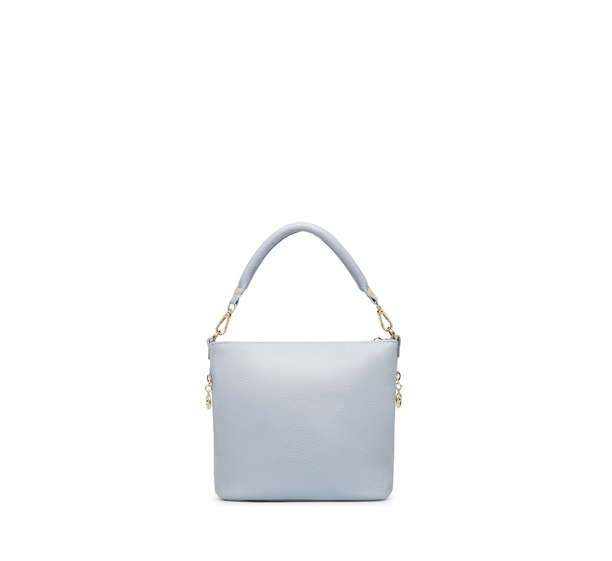 Leather bucket bag