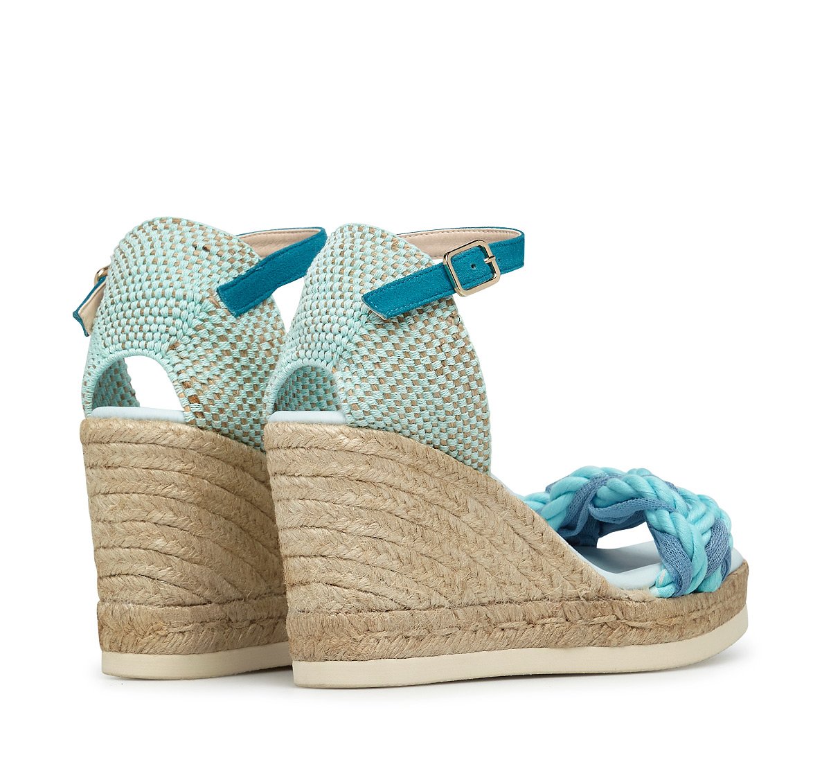Espadrilles with wedge and ankle strap