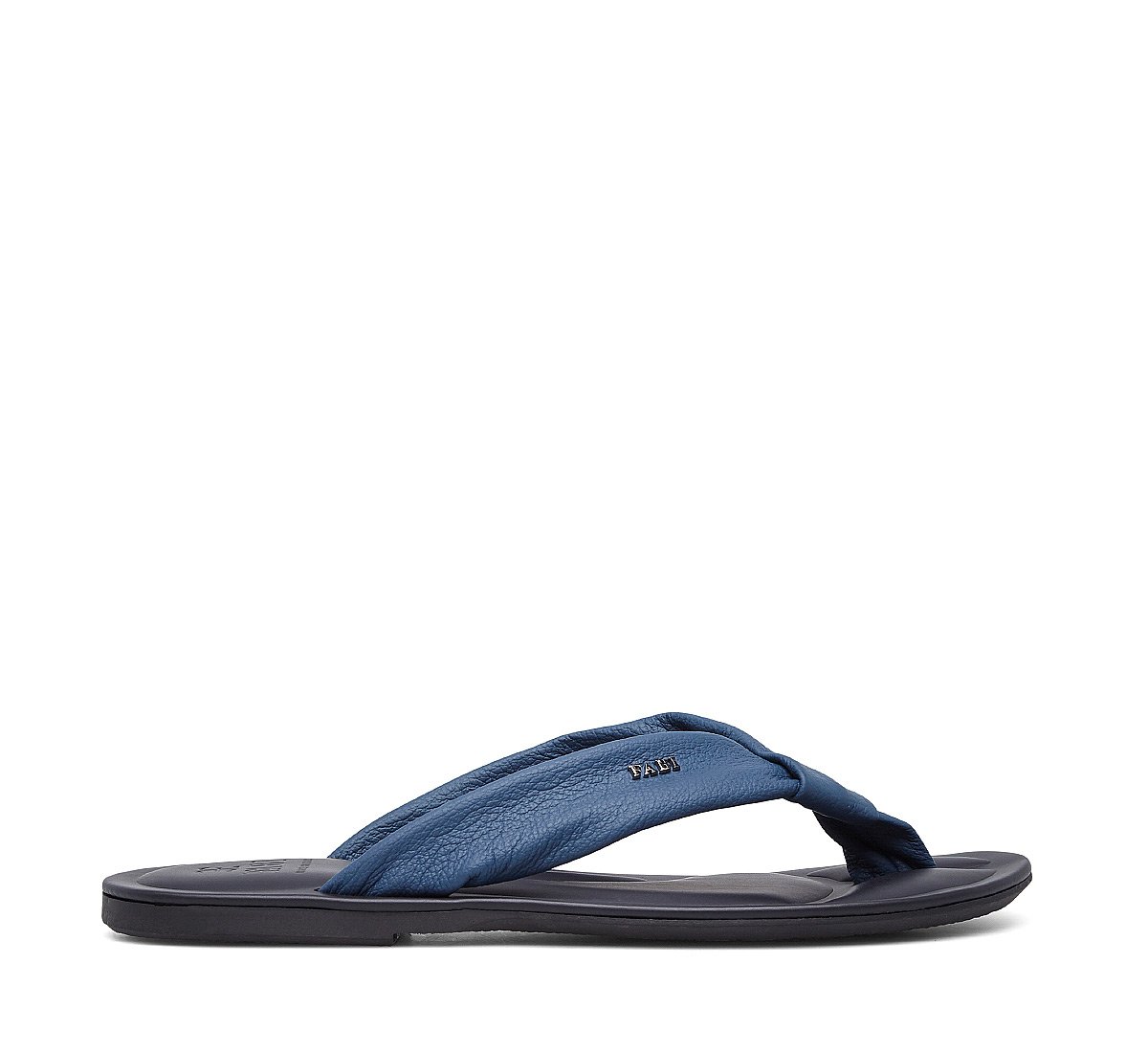 Nappa leather thong sandal