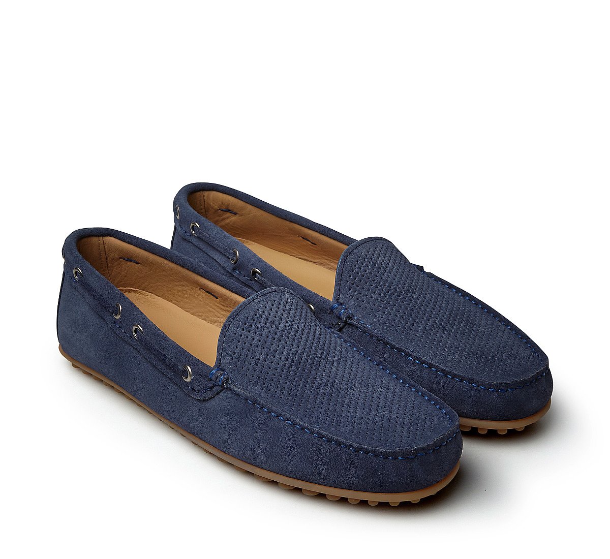 Driving loafer in suede