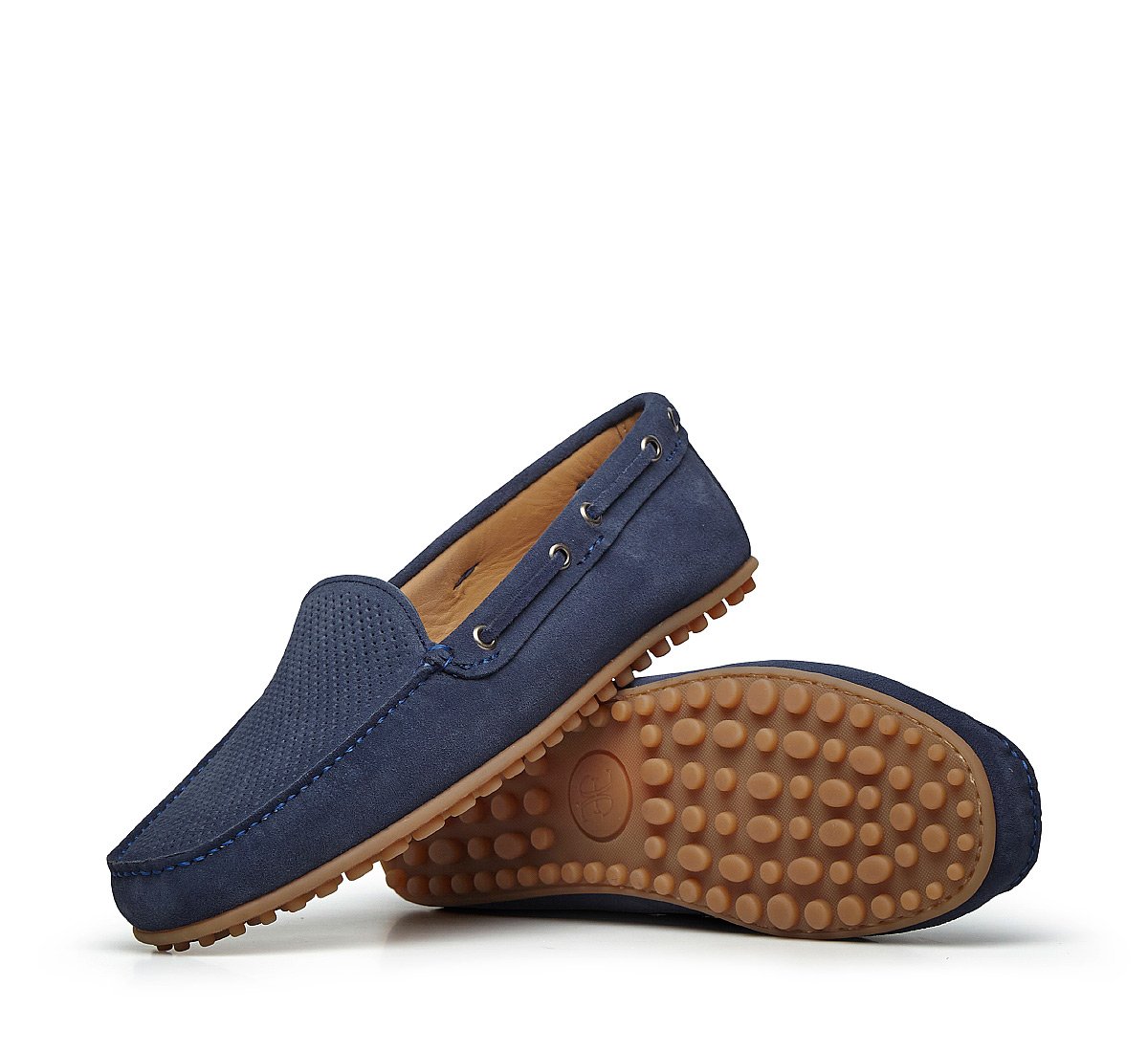 Driving loafer in suede