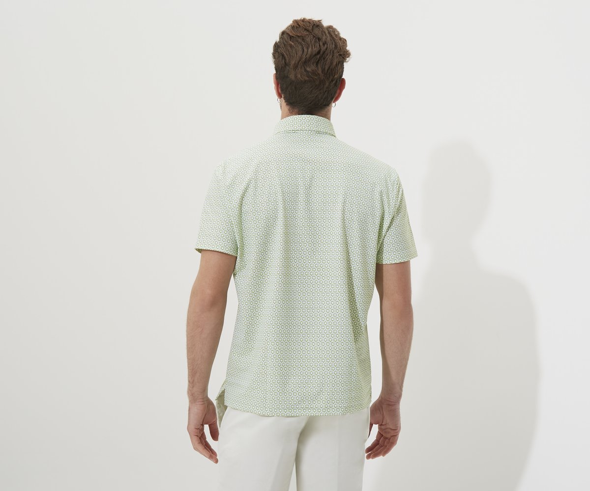 Short-sleeved polo shirt