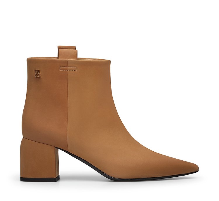 Mid-calf boot in suede