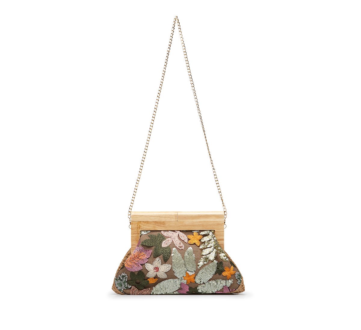 Jute bag with sequins