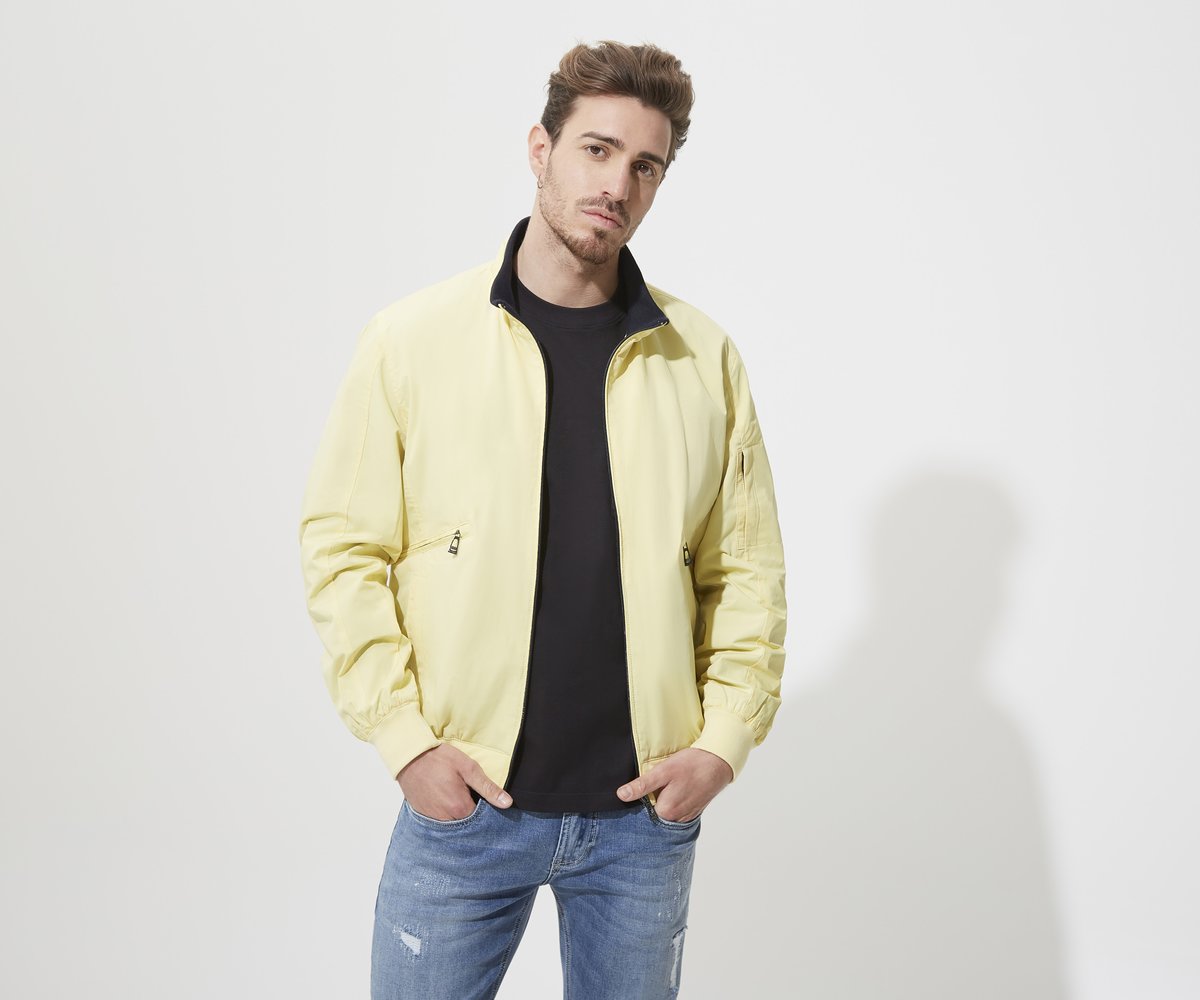 Bomber jacket in technical fabric