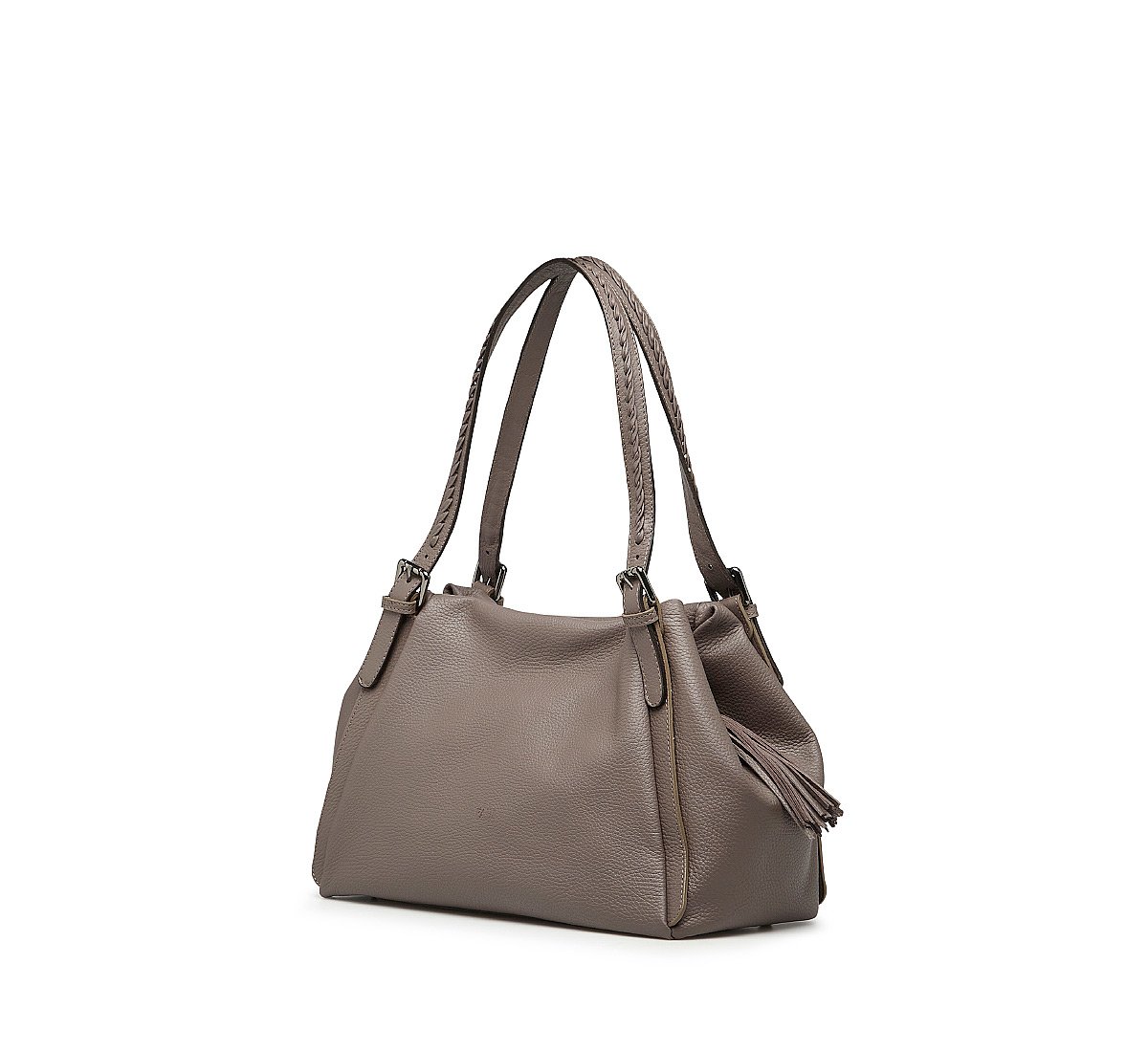 Borsa in pelle bottalata