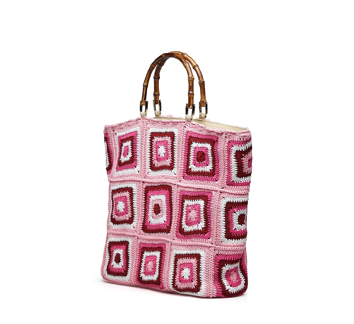 Large tricot handbag