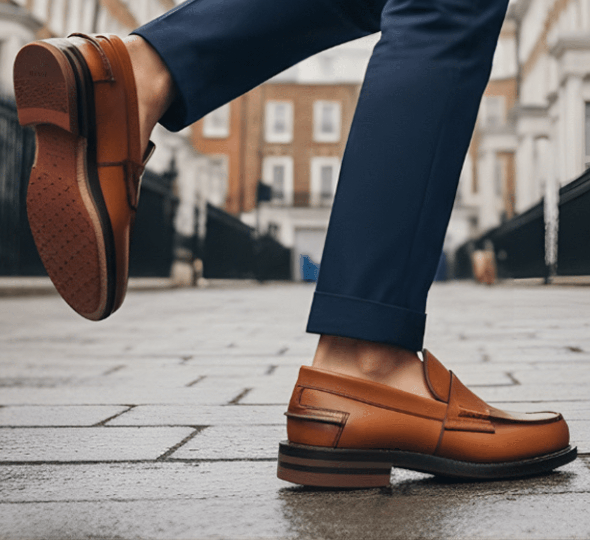 Мокасины из телячьей кожи