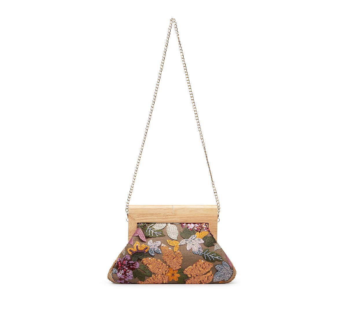Jute bag with sequins