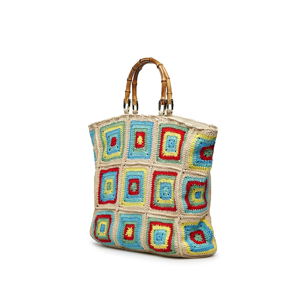 Large tricot handbag