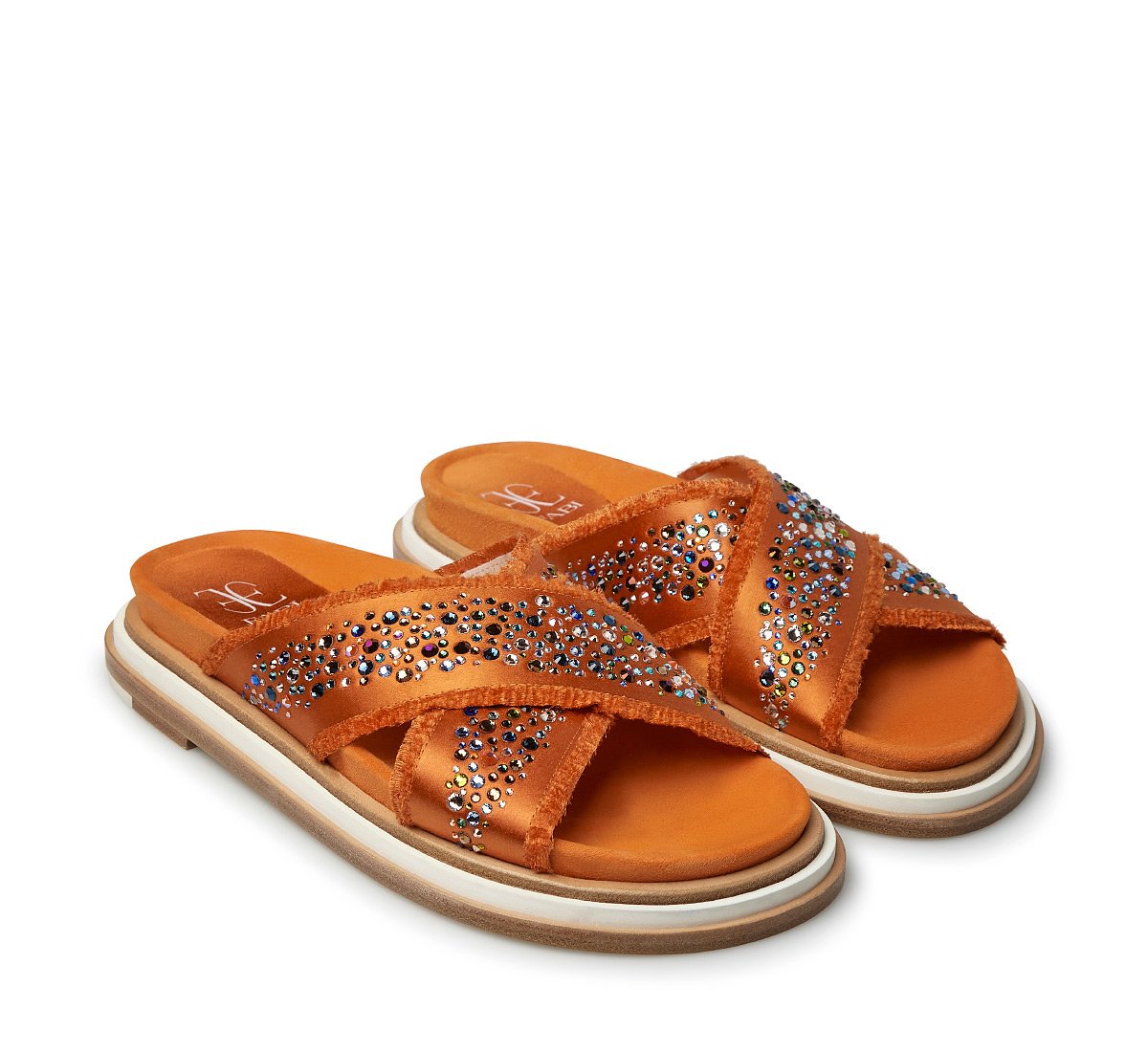Sandali con plantare in microsuede