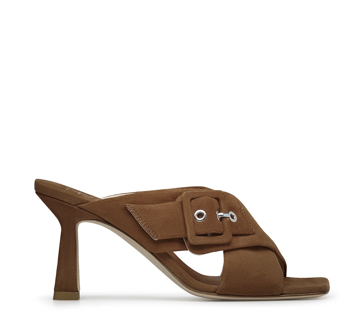 Square-heeled sandal