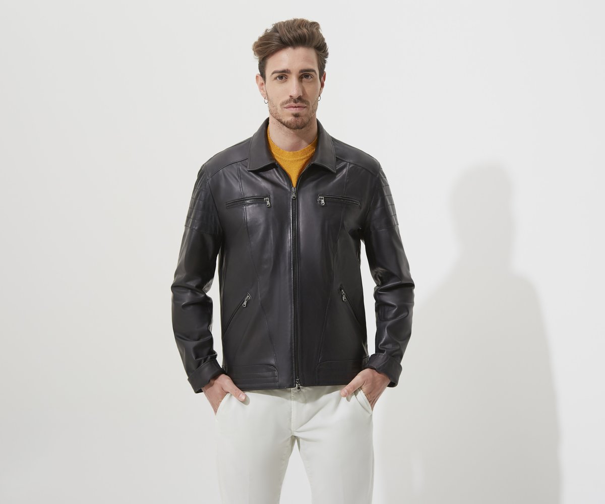 High-quality leather jacket