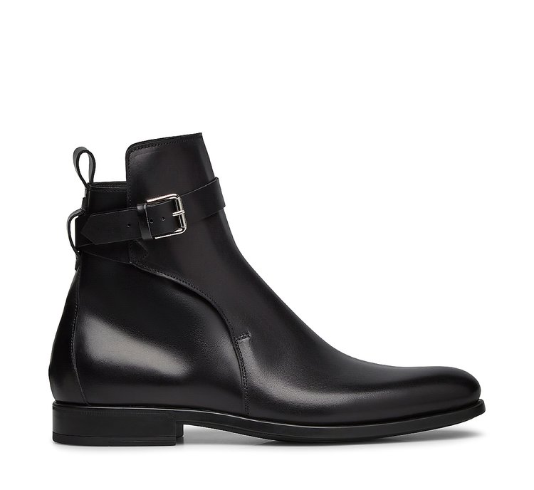 Calfskin ankle boot