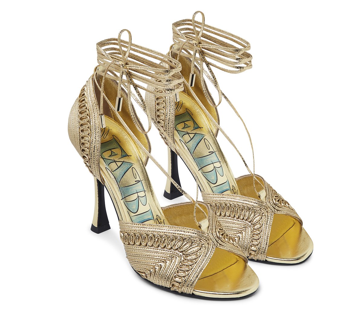 Fabi sandal with gladiator lacing