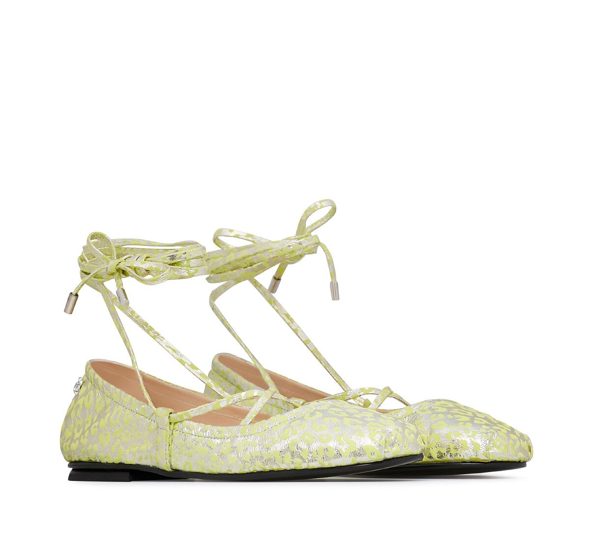 Fabi ballerinas with ankle ties