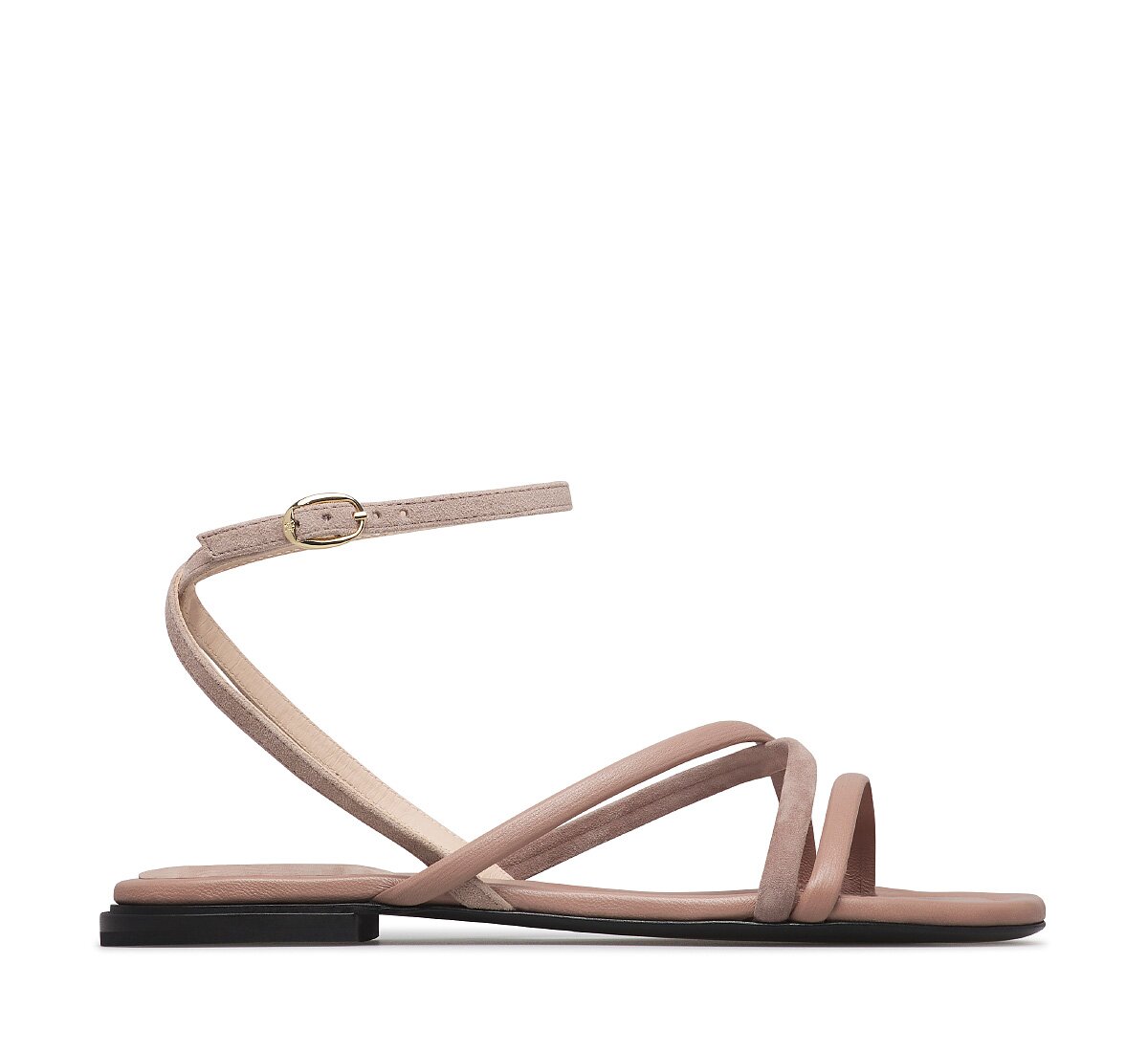 Fabi sandal in nappa leather and suede