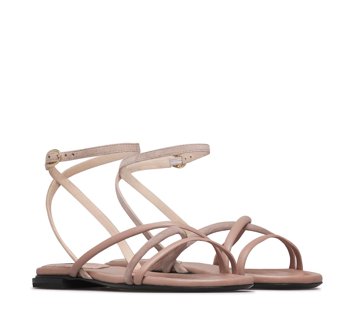 Fabi sandal in nappa leather and suede