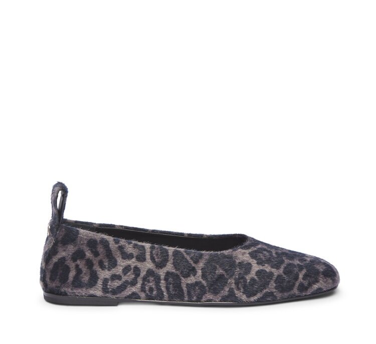 Fabi Leopard-Print Ballet Flats