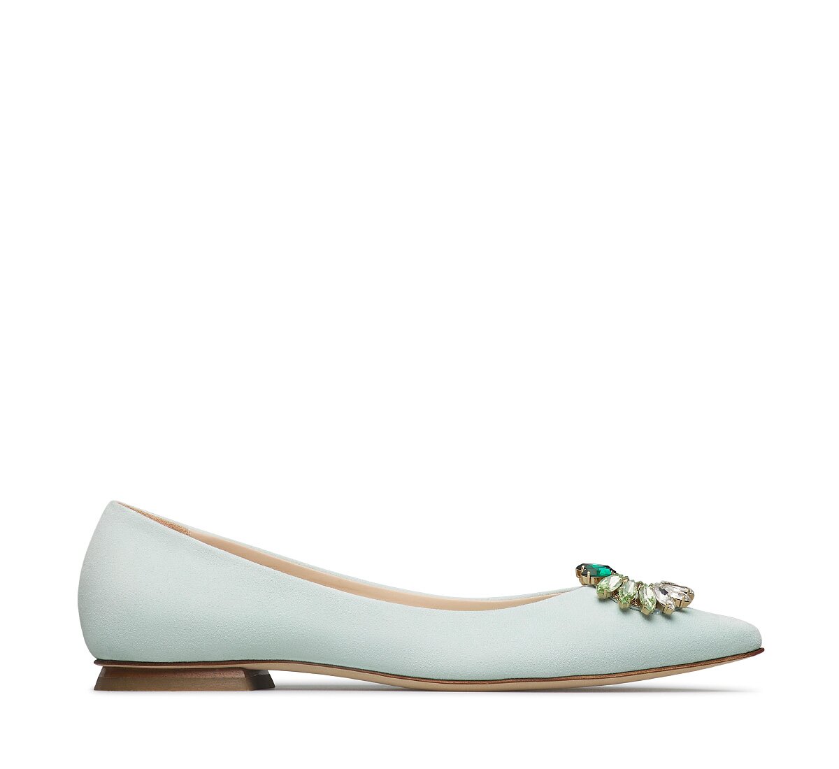 Fabi ballerina with jewel accessory