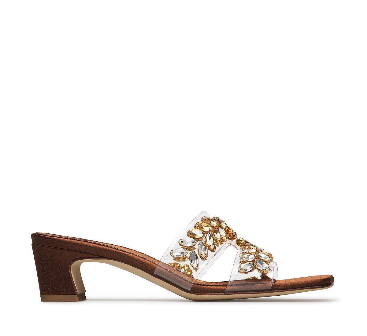 Fabi satin sandals