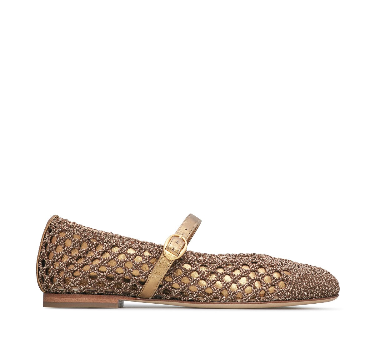 Crochet ballet flats
