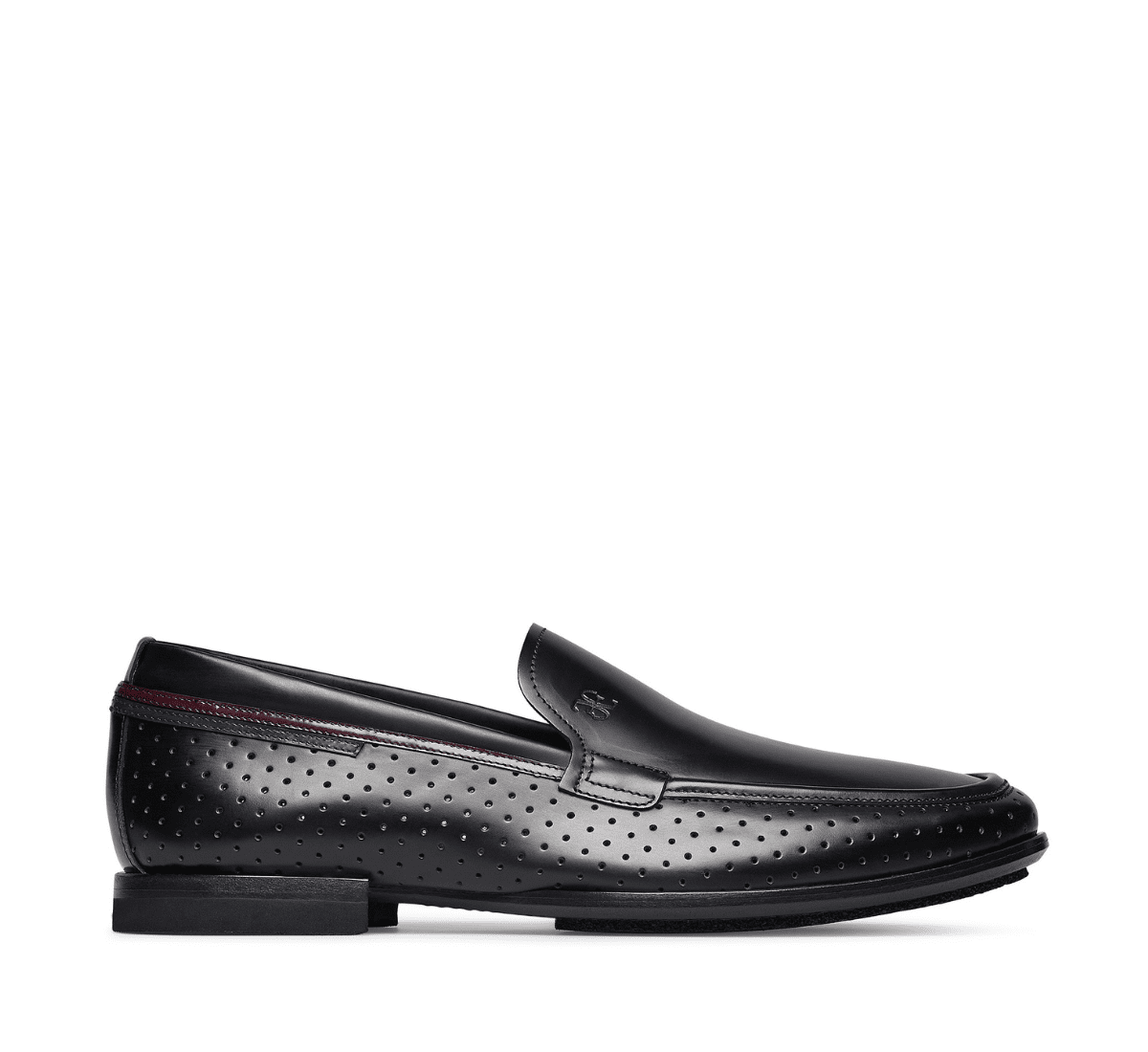Fabi Perforated Calfskin Loafer