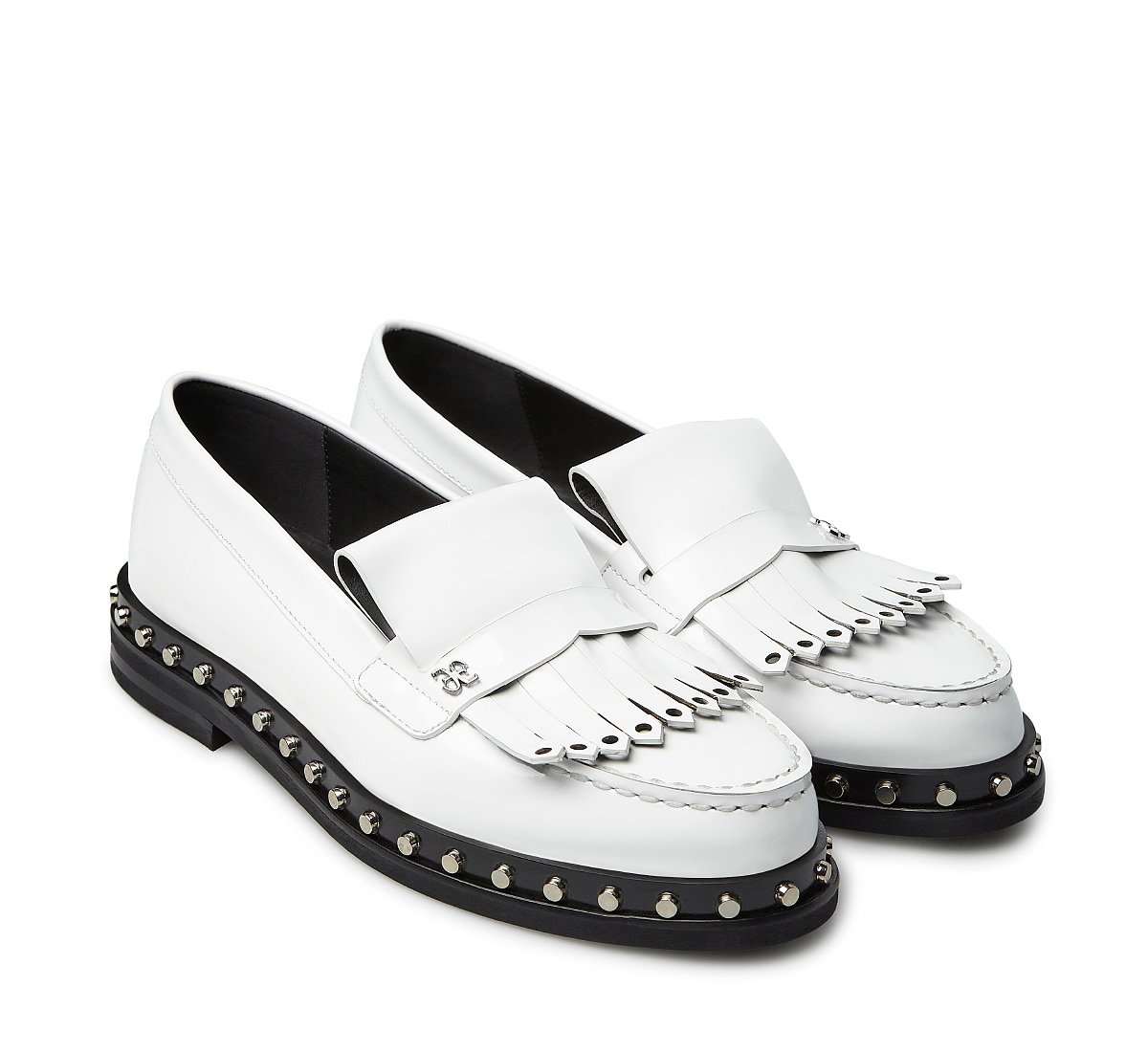 Fabi patent leather loafer