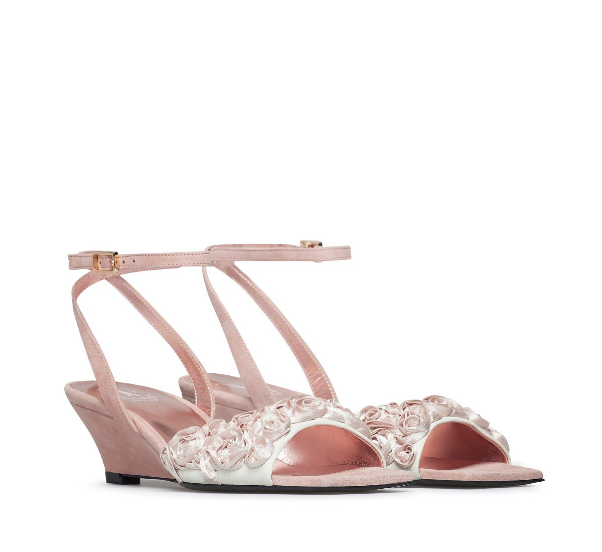 Fabi sandal with satin strap