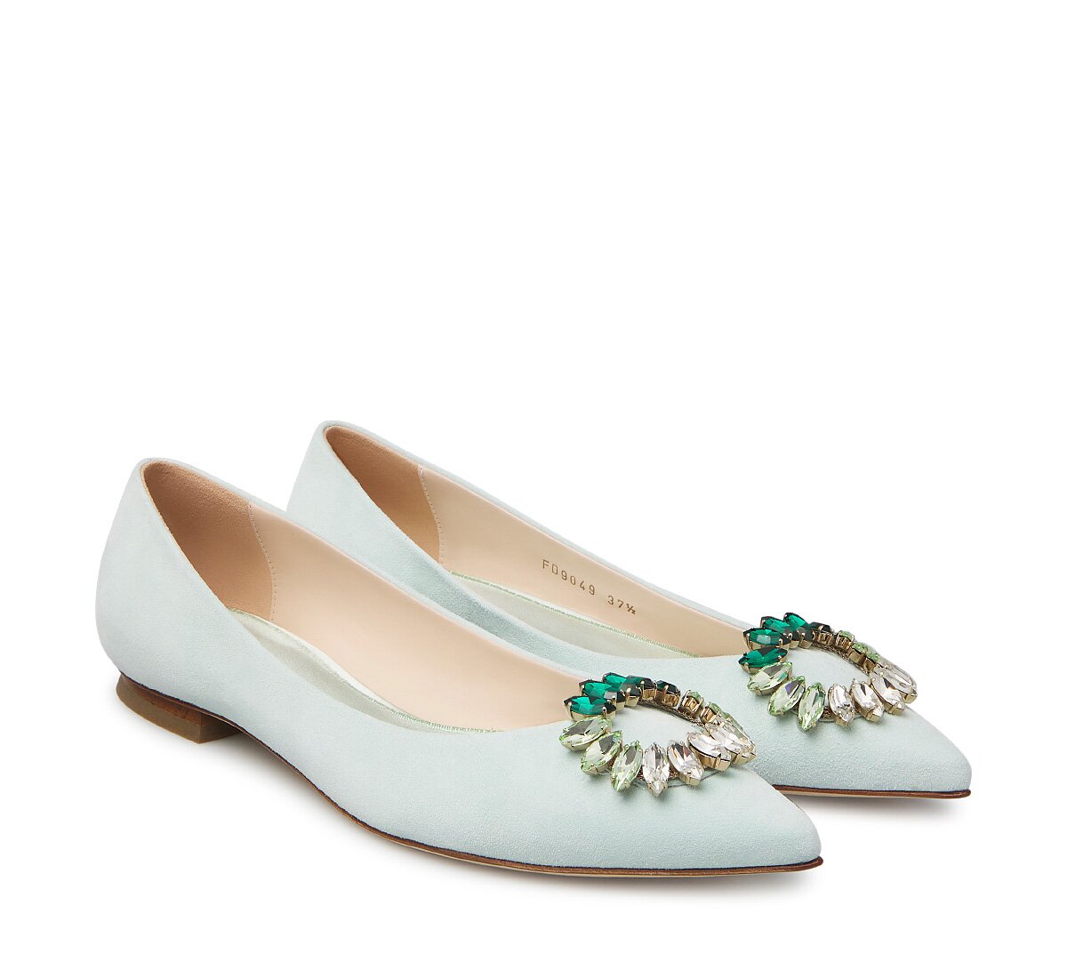 Fabi ballerina with jewel accessory