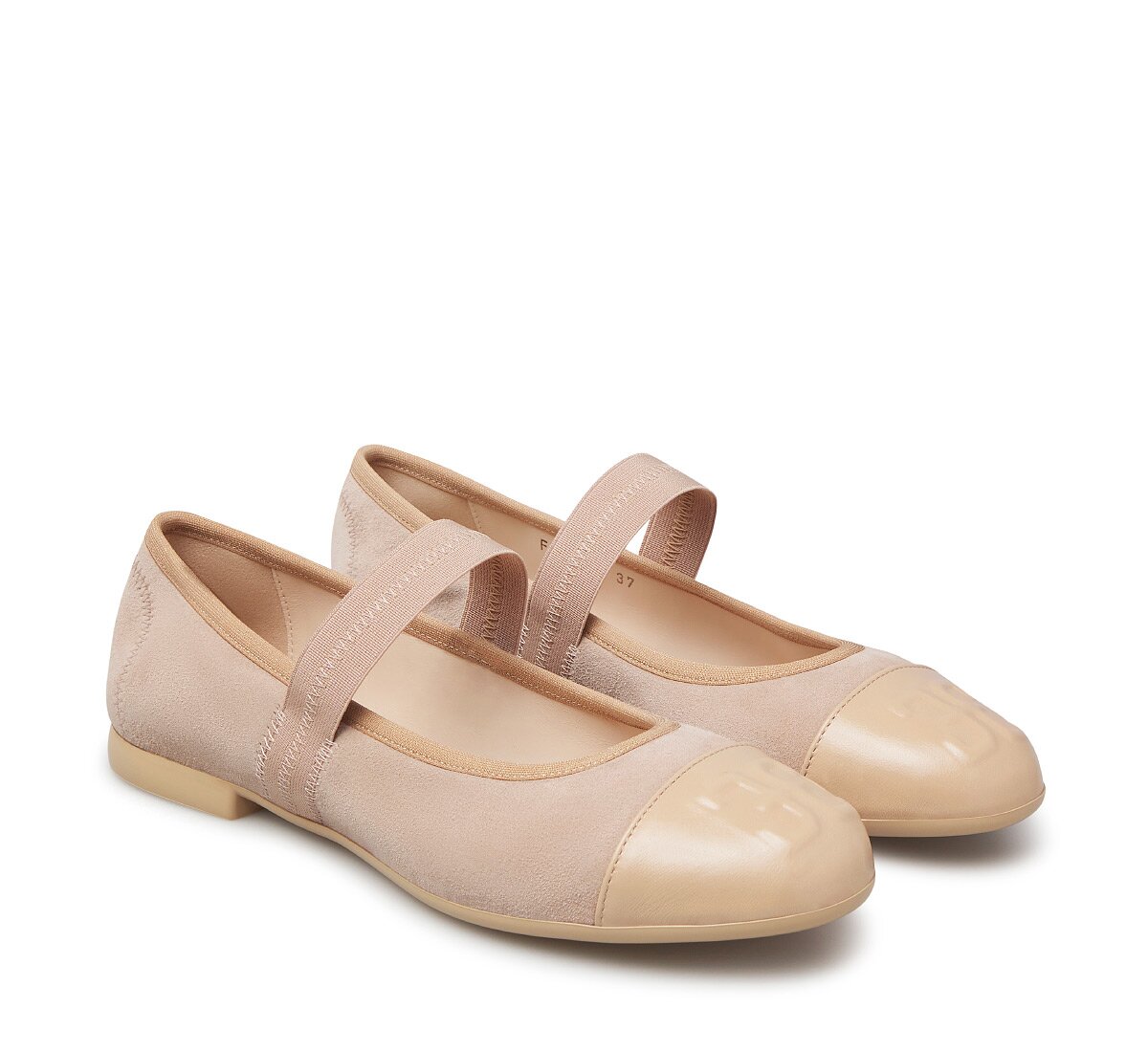 Suede ballet flats