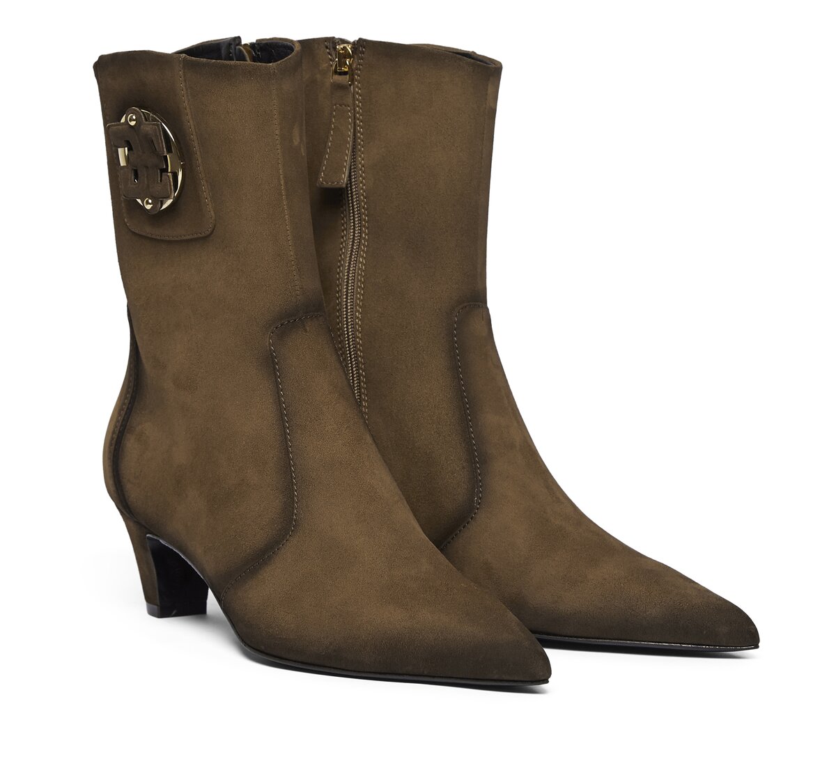 Fabi suede ankle boot