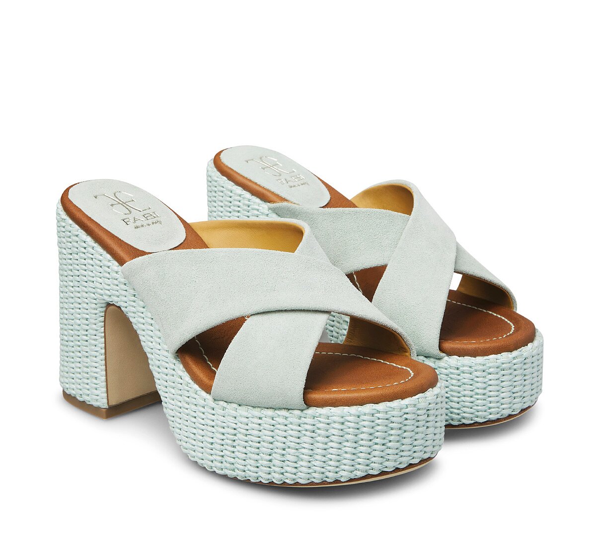 Fabi sandal with platform
