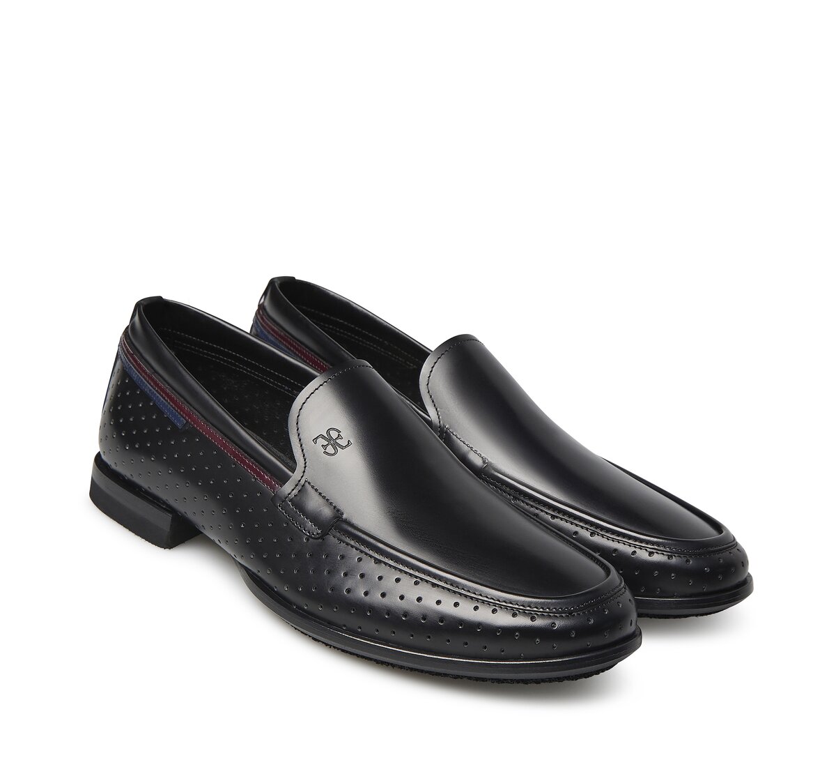 Fabi Perforated Calfskin Loafer