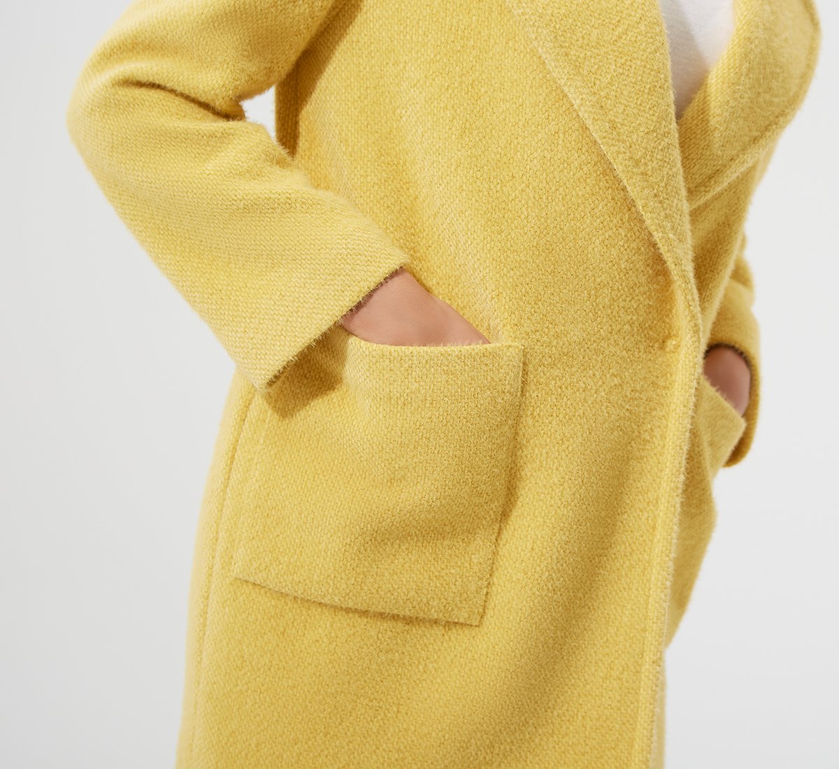 Fabi single-button coat
