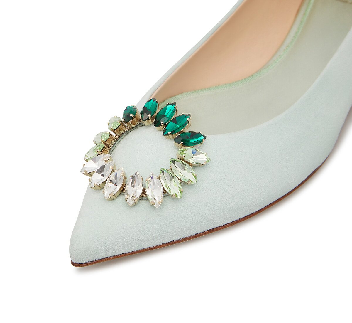 Fabi ballerina with jewel accessory
